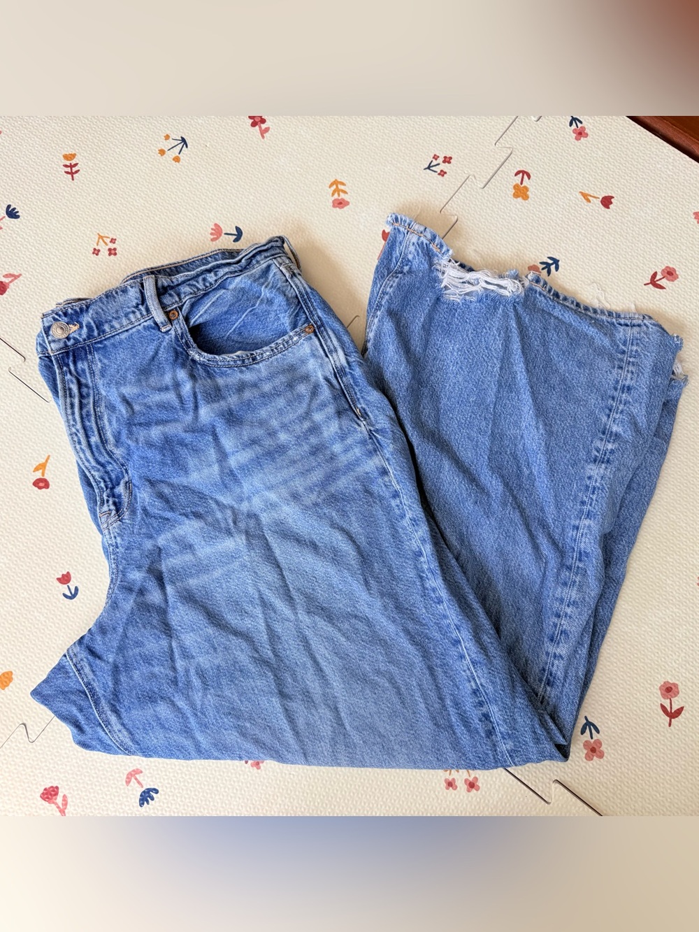 American Eagle Classic High-Waist Blue Women's Jeans 20 Short